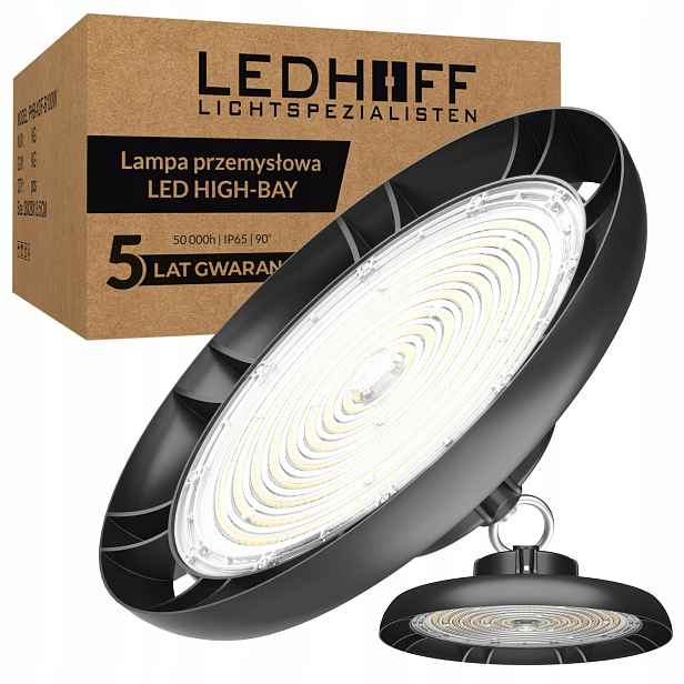 Led skladová lampa High-Bay 240W Stmívatelná 40800lm pro průmyslovou halu