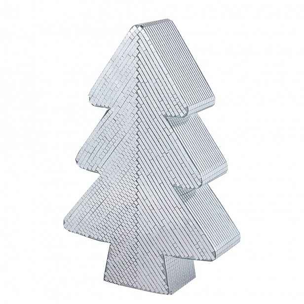 Butlers DISCO Jedle 35 cm - stříbrná