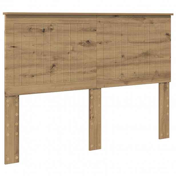 vidaXL Čelo postele Artisanový dub Kompozitní dřevo