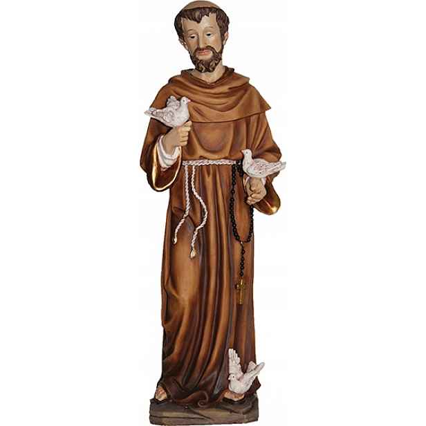 Figurka sv. František z Assisi, Patron Františků/EKOLOGŮ výška 21,0 cm