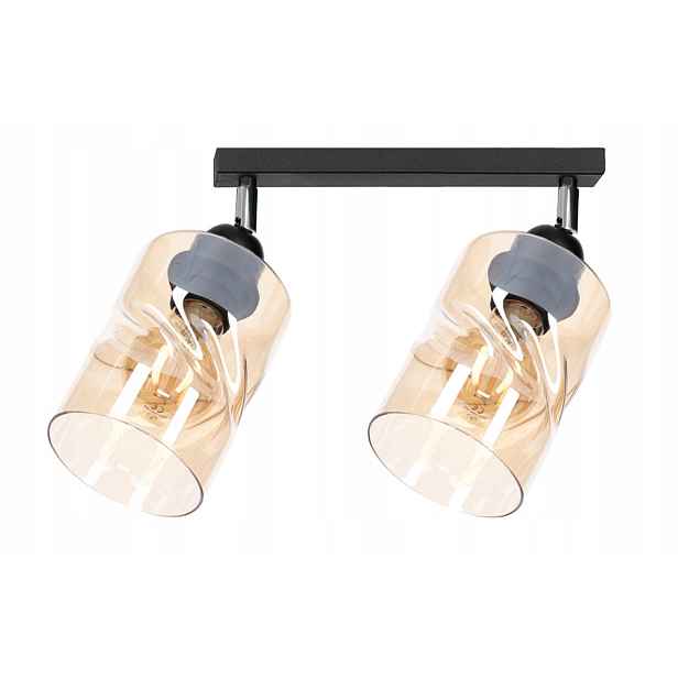 Stropní svítidlo lustr stropní svítidlo Loft stropní lampa do obývacího pokoje skleněné stínidlo