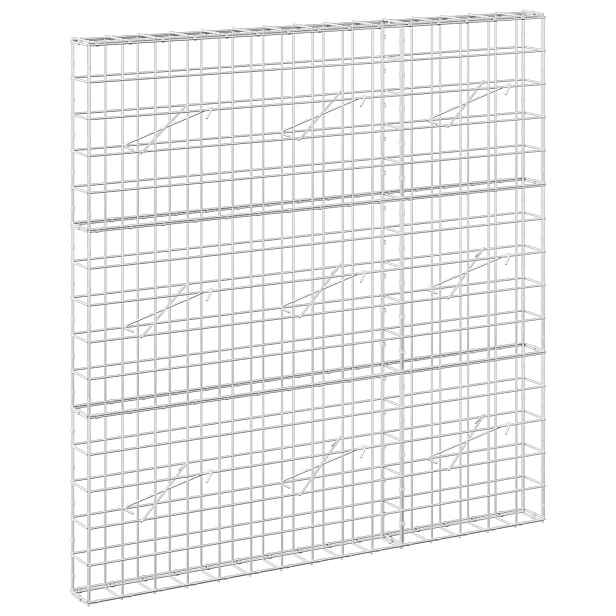 vidaXL Gabion s drátem 5 mm a síťkou 10x10 cm 150x10x150 cm