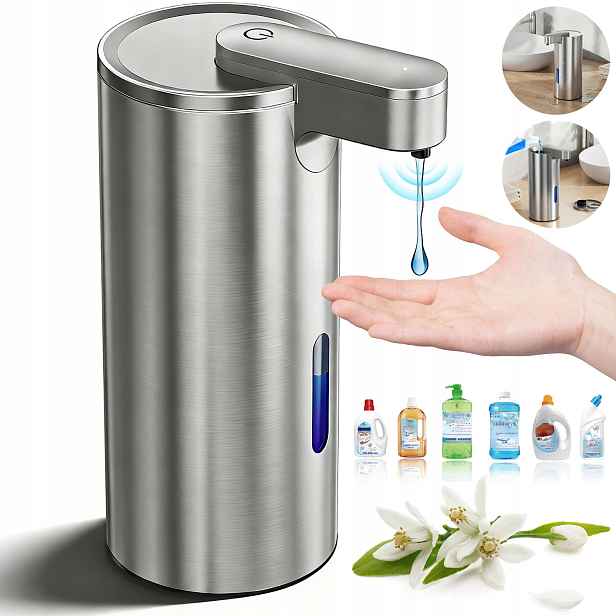 Bezdotykový Automatický Dávkovač Mýdla Dispenser S 3 Úrovněmi Nastavení