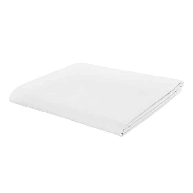 Bílé perkálové prostěradlo 275x275 cm Easy Iron Percale – Catherine Lansfield
