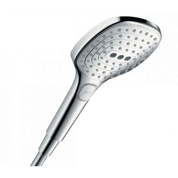 Hansgrohe Raindance Select E - Sprchová hlavice, 3 proudy, EcoSmart+, chrom 28729000