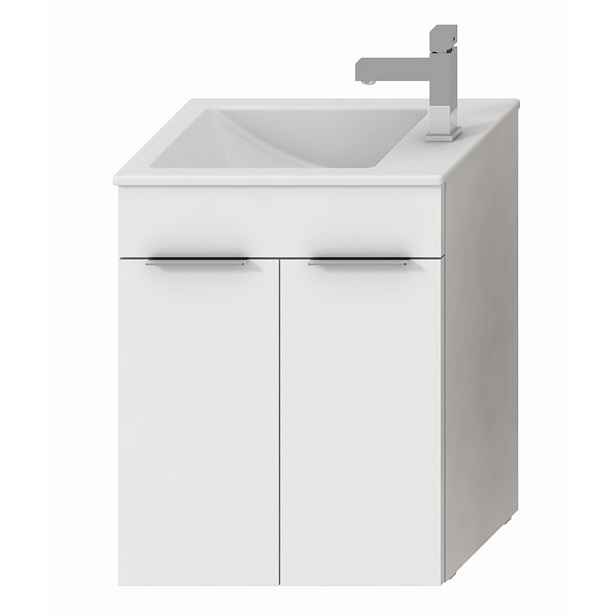 Jika Cube skříňka s 2 dveřmi s umývátkem 60 cm tmavý dub