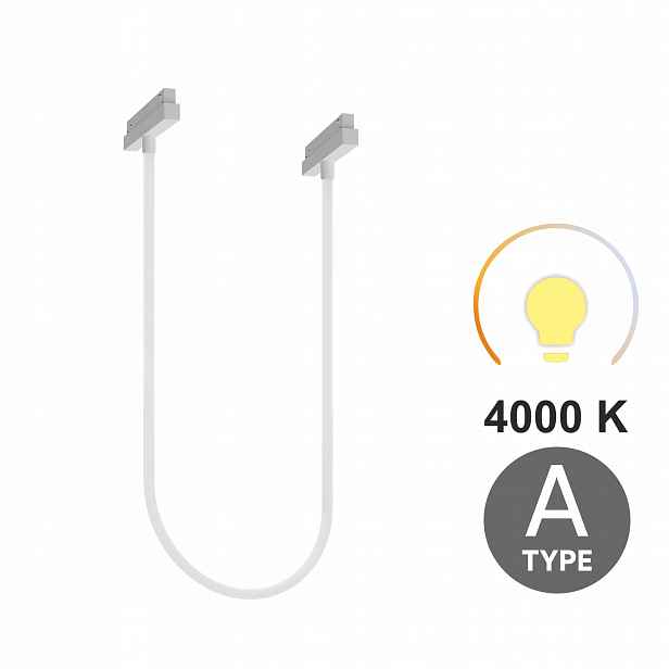 Lampa Tuba 2M 32W RG2 Typ A pro kolejnice Smart Track 4000K Bílá