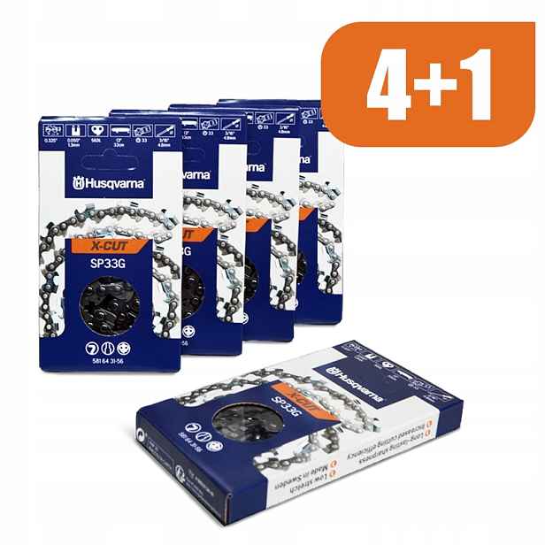 Řetěz X-cut SP33G .325" 1,3 mm 56DL Husqvarna 4+1 Bonus!