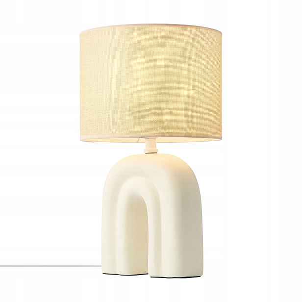 Stolní stolní lampa Haze Béžová E27 Keramika Textilie Nordlux Nordlux