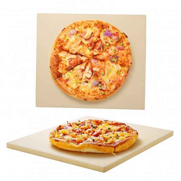 Unicook Kámen na pizzu 33 x 33 cm Kordierit pro troubu a gril