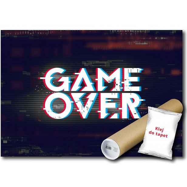 Vinylová fototapeta Hra Hráč Game Over 152x104