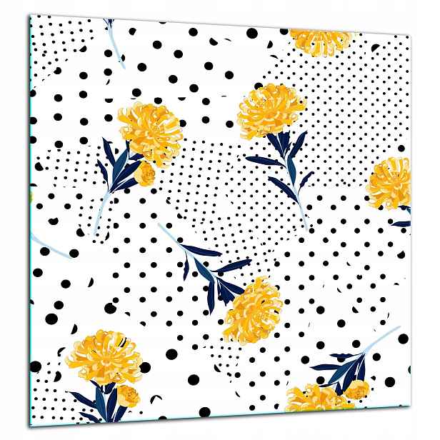 Skleněná Ochranná Deska Panel Lepidlo 60x65 Vzor