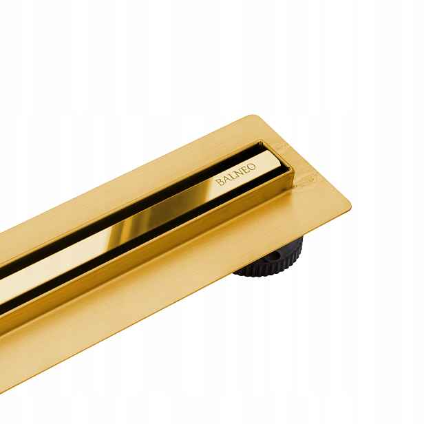 Slim&Low ProLine Mirror Gold Lineární odtok 80 cm zlatý zrcadlový