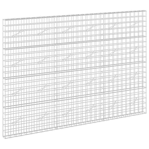 vidaXL Gabion s drátem 5 mm a síťkou 10x10 cm 300x10x200 cm