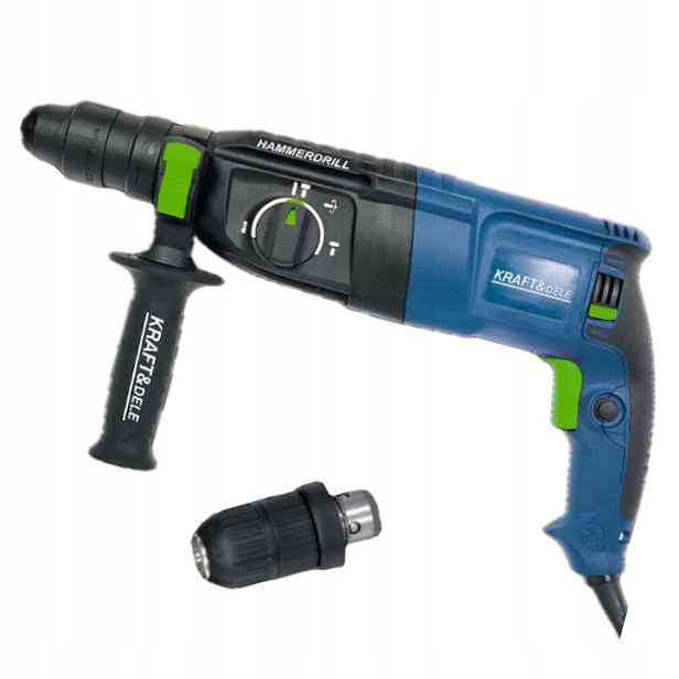 Vrtací kladivo s rychloupínacím sklíčidlem 2650 W Kraft&Dele KD3075