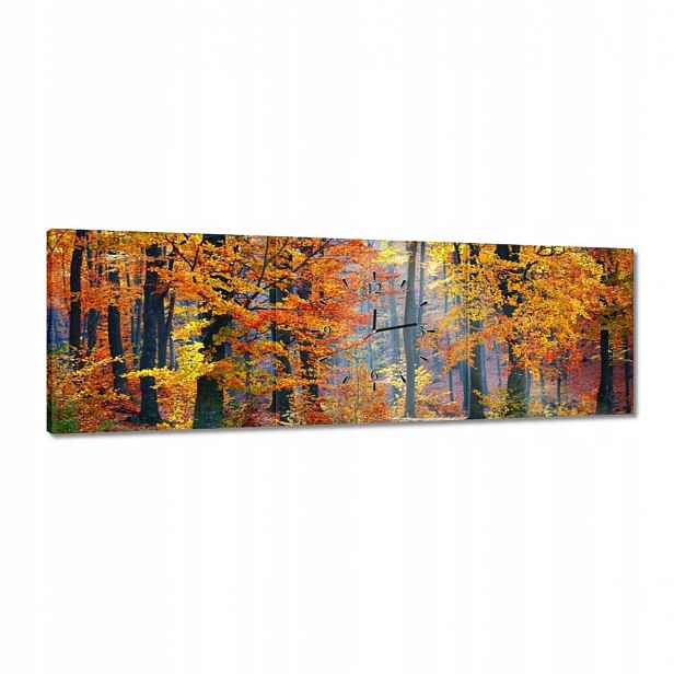 Hodiny 120x40 Zlatý podzim