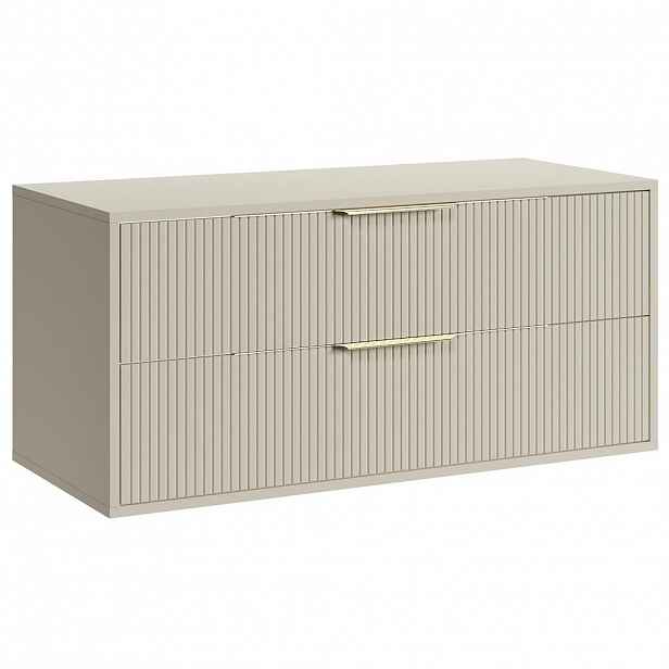 Badplaats SKŘÍŇKA POD UMYVADLO Rimini 2 zásuvky cashmere - 100 x 46 x 54 cm