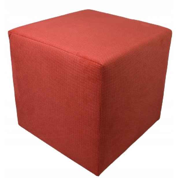 Taburet čtverec 40x40 Makalu lisování velur barvy