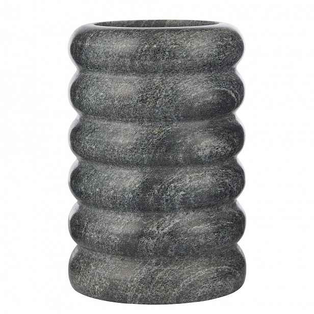 Butlers MARBLE Chladič láhví 13 cm - tm .šedá