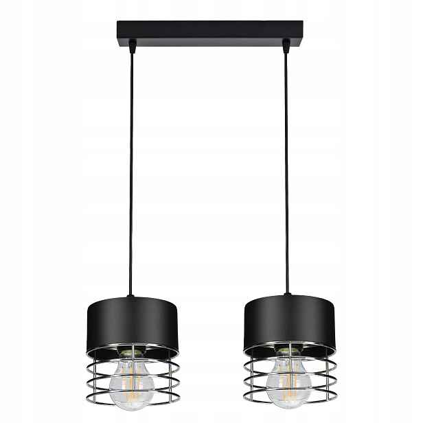 Závěsná Led lustrová lampa Vigo III Chrom