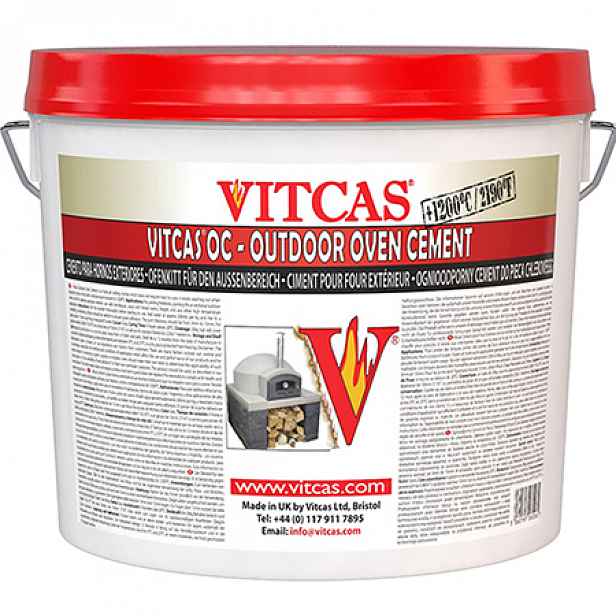 Ohnivzdorná malta pro gril, pec na chléb Vitcas 10 kg