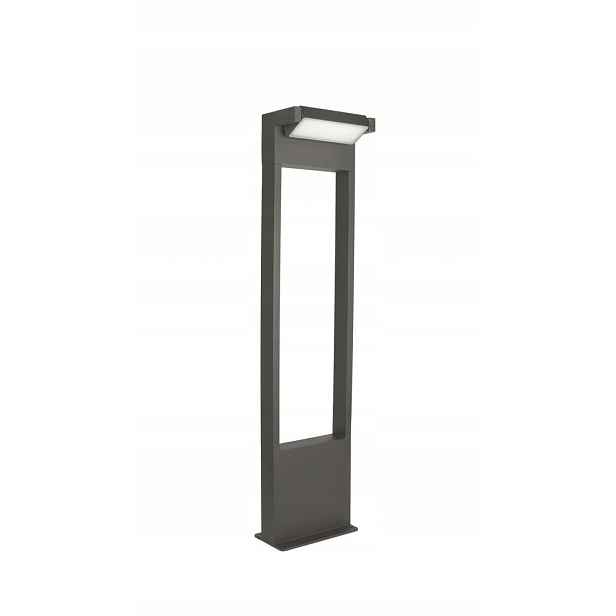 Venkovní zahradní Led sloupek, nastavitelné osvětlení, tmavě šedá, 58 cm, Su-ma