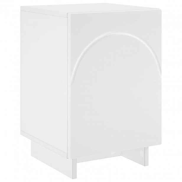 vidaXL Noční skříňka Bílá 33,5 x 34,5 x 50 cm Kompozitní dřevo