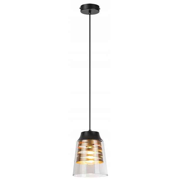 Závěsná lampa s stínítkem E27 1x60W černá matná 3543 Zenaida Rabalux