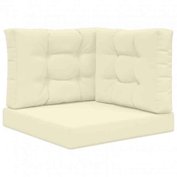 vidaXL Venkovní polštář na pohovku Polyester Krémová 60 x 60 cm