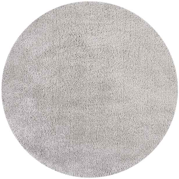 Kusový koberec Shaggy Teddy Grey kruh, 133x133 (průměr) kruh, šedá, ložnice, Flair Rugs
