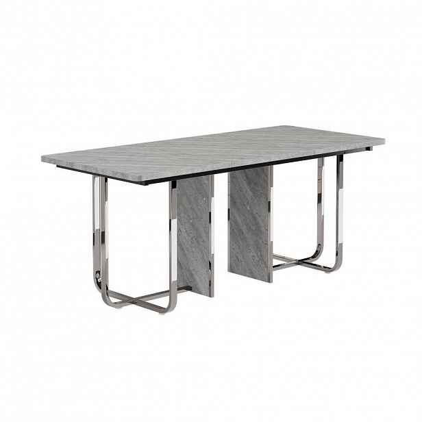 Redom JÍDELNÍ stůl 180/80/75 cm s odolnou konstrukcí a snadno udržovatelnou deskou, Šedá