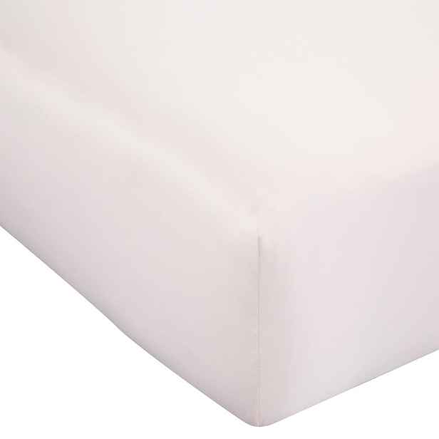 Růžové napínací prostěradlo 90x190 cm Silky Soft - Catherine Lansfield
