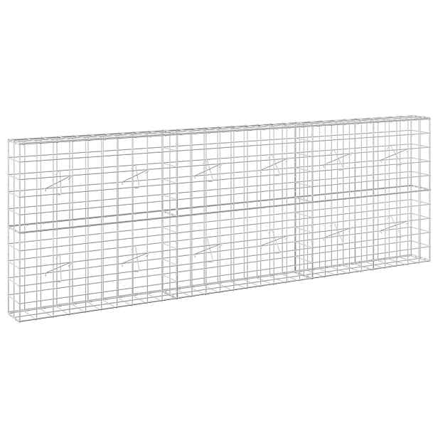 vidaXL Gabion s drátem 5 mm a síťkou 10x10 cm 300x20x100 cm