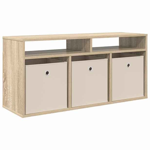 vidaXL Nízký skříň se zásuvkou Sonoma dub 102 x 32 x 48,5 cm
