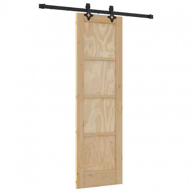 vidaXL Posuvné dveře ORKDAL 61 x 198,5 cm Masivní borovicové dřevo