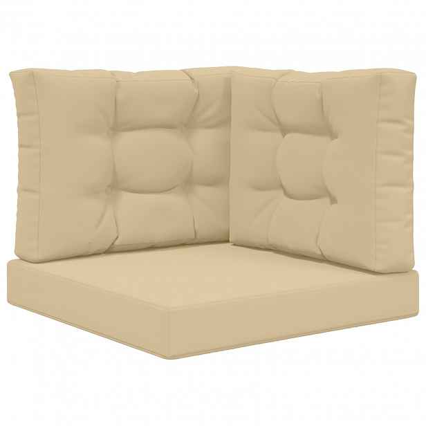 vidaXL Venkovní polštář na pohovku Polyester Béžová 60 x 60 cm