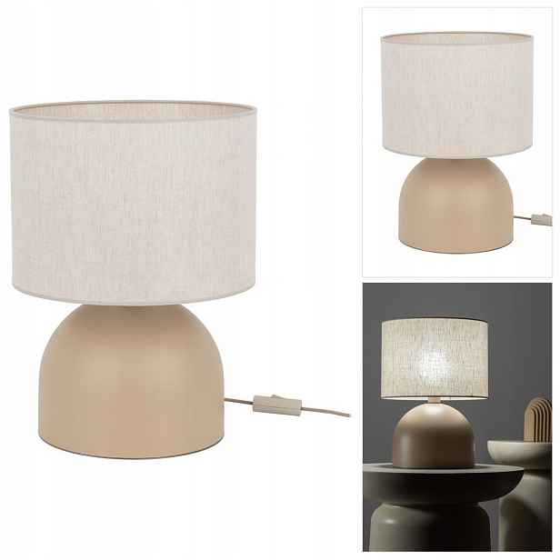 Stolní béžová Tami – moderní design do obývacího pokoje, měkké světlo Tk Lighting