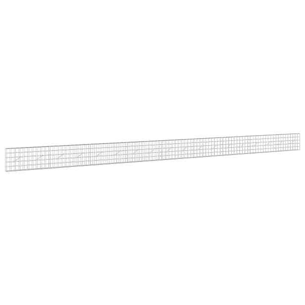 vidaXL Gabion s drátem 5 mm a síťkou 10x10 cm 900x10x50 cm