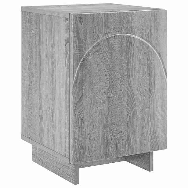 vidaXL Noční skříňka Šedý Sonoma 33,5 x 34,5 x 50 cm Kompozitní dřevo
