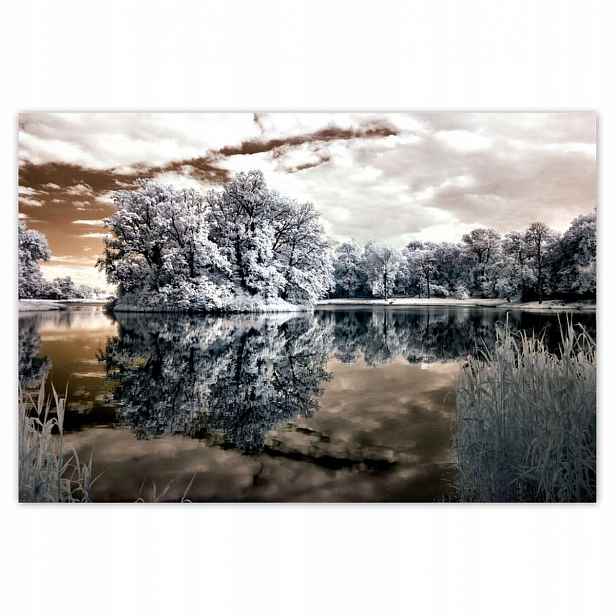 Plakáty 200x135 Ostrov na jezeře