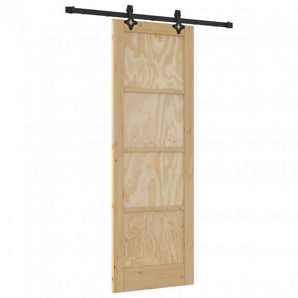 vidaXL Posuvné dveře ORKDAL 73,5 x 211 cm Masivní borovicové dřevo