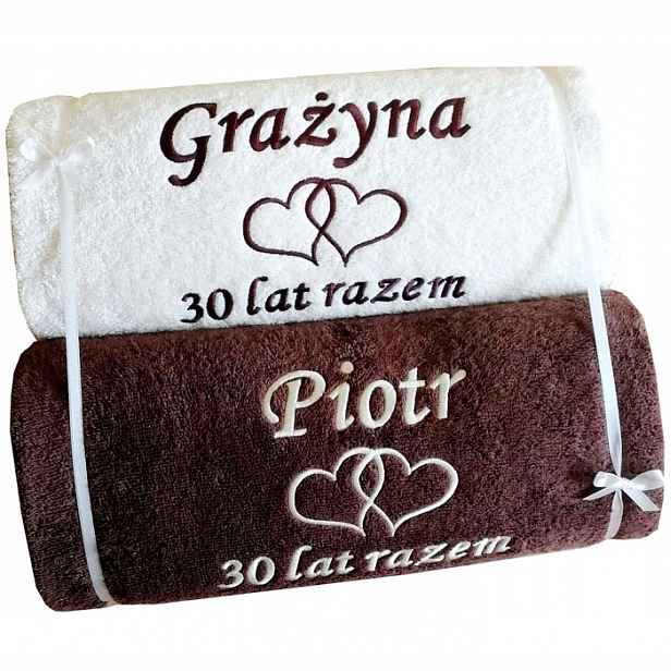 Dárek k 30. Výročí Svatby, léto, perla, hody pro rodiče, páry, Ručníky