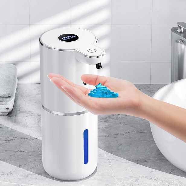 Dávkovač Na Mýdlo 380 ML Bezdotykový S Usb Displejem