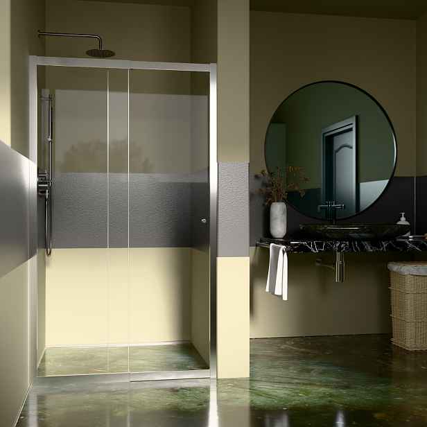 Flexi B2 110 posuvné sprchové dveře rozměr 100-110 cm