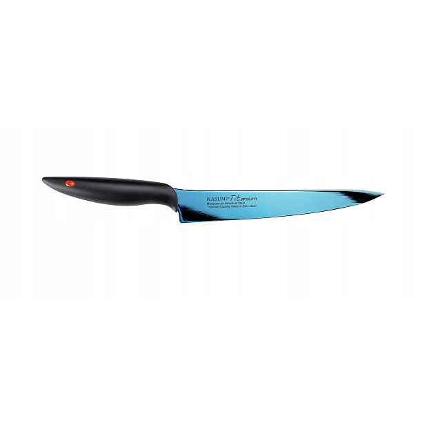 Nůž Kasumi Titanium K-20020-B 20 cm, kovaný, modrý
