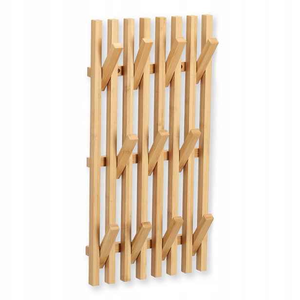 Zeller Věšák na oblečení bambus 25,5x3,5x50cm