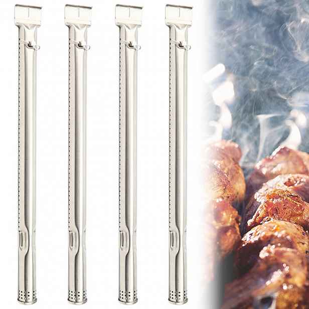 4X Nastavitelný Růrkový Hořák 40,5 CM Pro Plynový Gril Charbroil Sada
