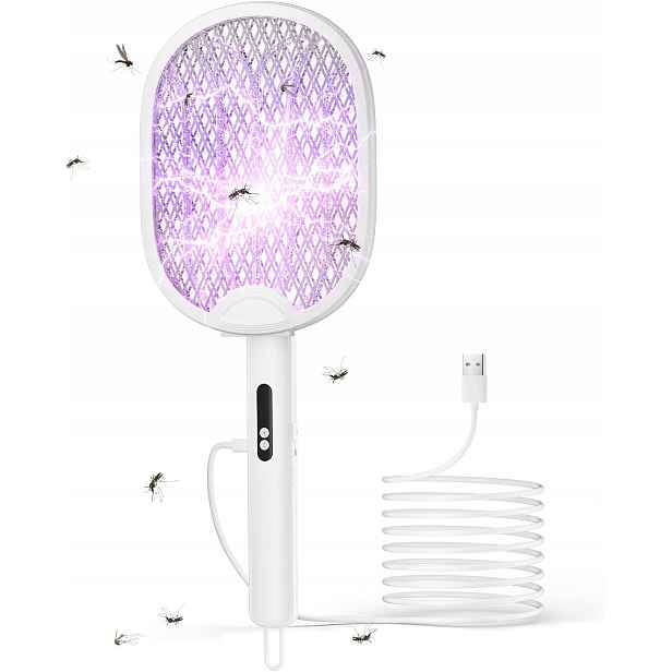 Elektrická Muškolapka 4000V Usb 3V1 Led