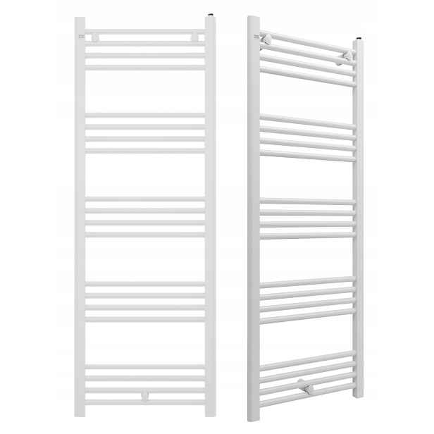 Koupelnový Radiátor Bílý 50/140 cm Žebříkový Radiátor Moderní Puerto