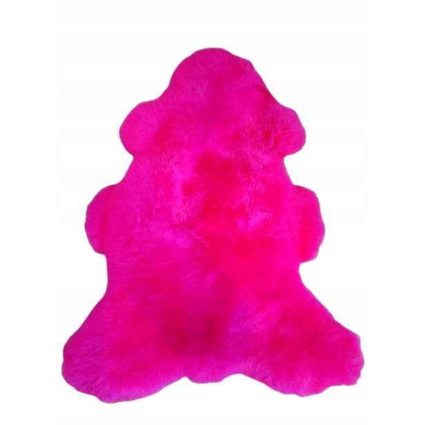Ovčí kůže Tmavě růžová 110-130 cm Fuchsiová